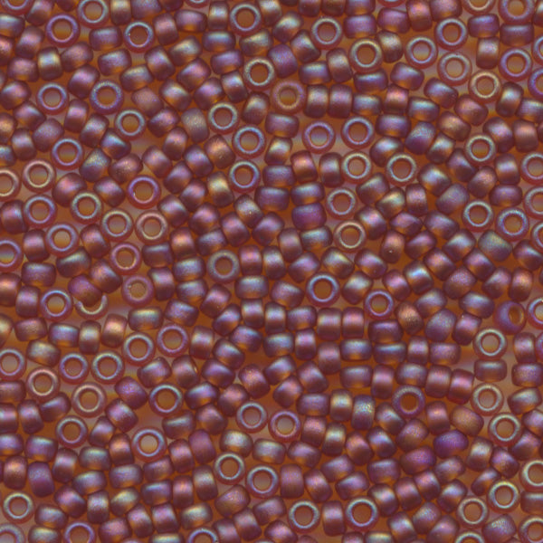 MIYUKI シードビーズ #134FR ライトブラウンスキAB（ツヤ消）