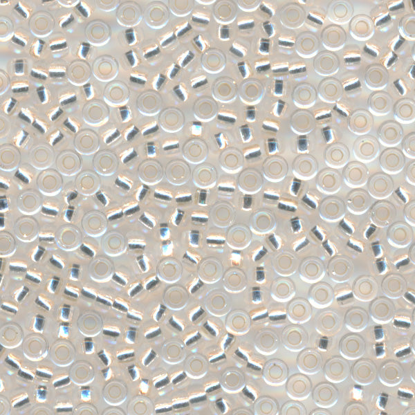 MIYUKI シードビーズ #1 シルバー（クリスタル銀引）